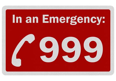 999 (emergency telephone number) .